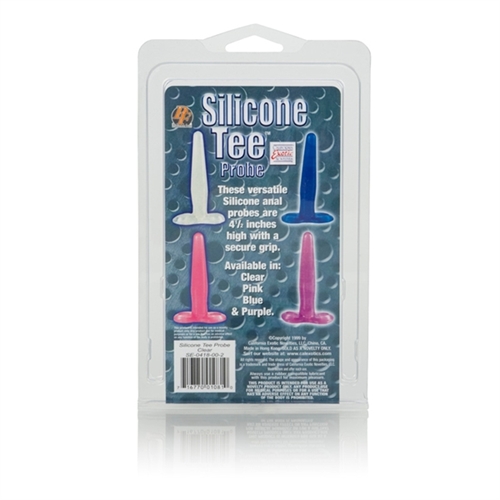 Silicone Tee Probe 4.5 Inches - Clear - Image 3