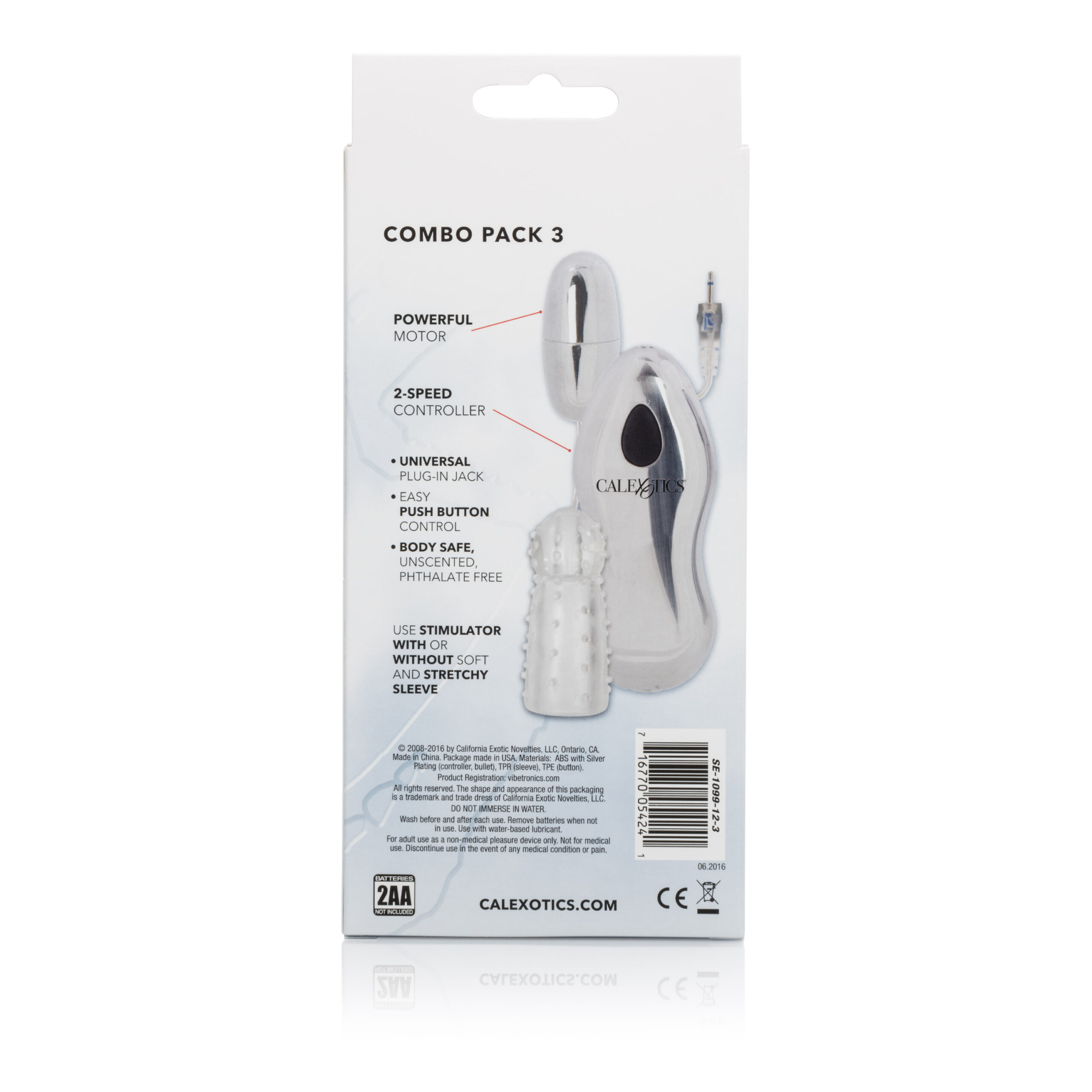 Sterling Collection Silver Bullet With 2-Speed Controller Plus Sleeve - Image 3