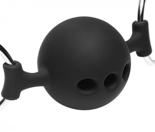 Hinder Silicone Breathable Ball Gag and Nipple Clamps - Image 2