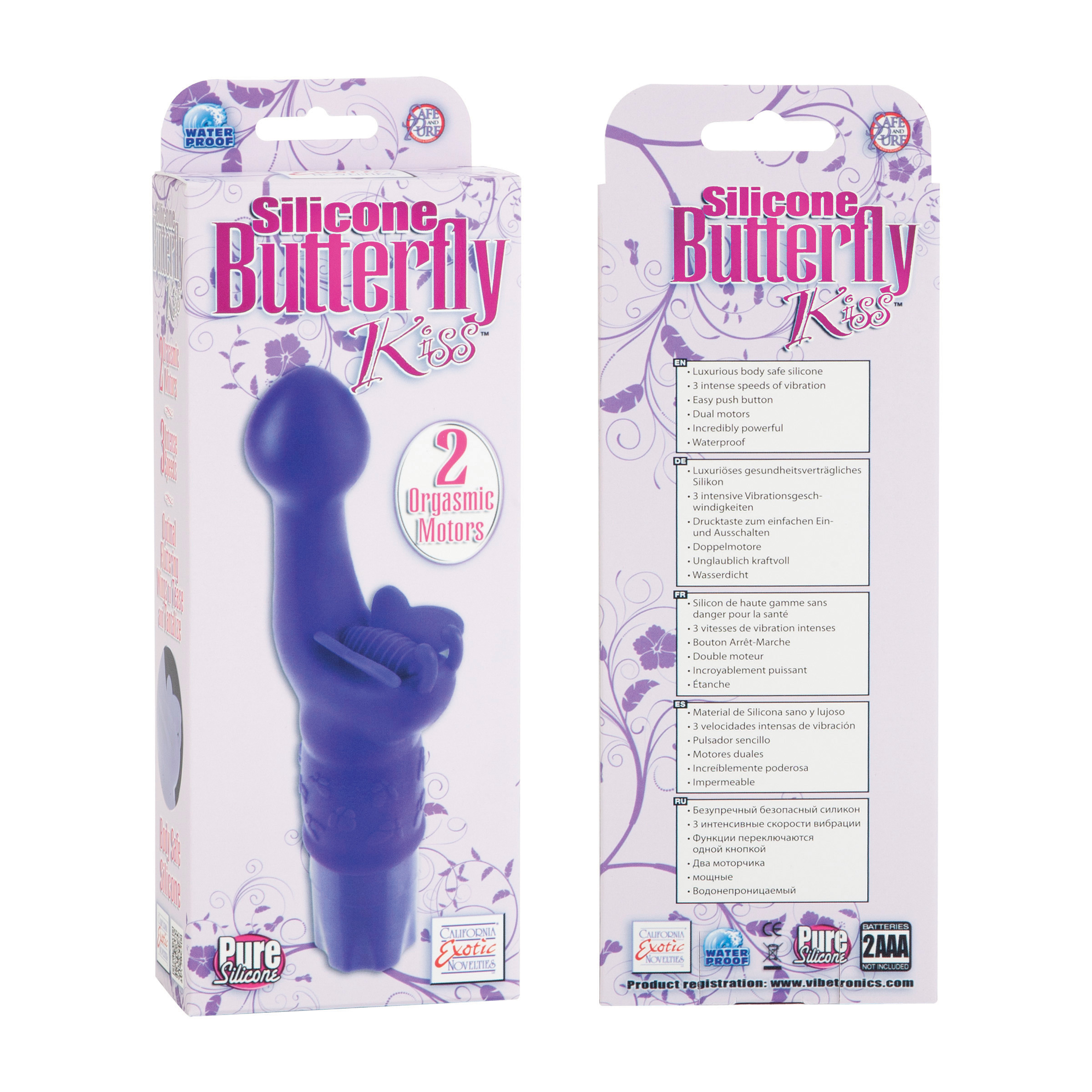 Silicone Butterfly Kiss - Purple - Image 4