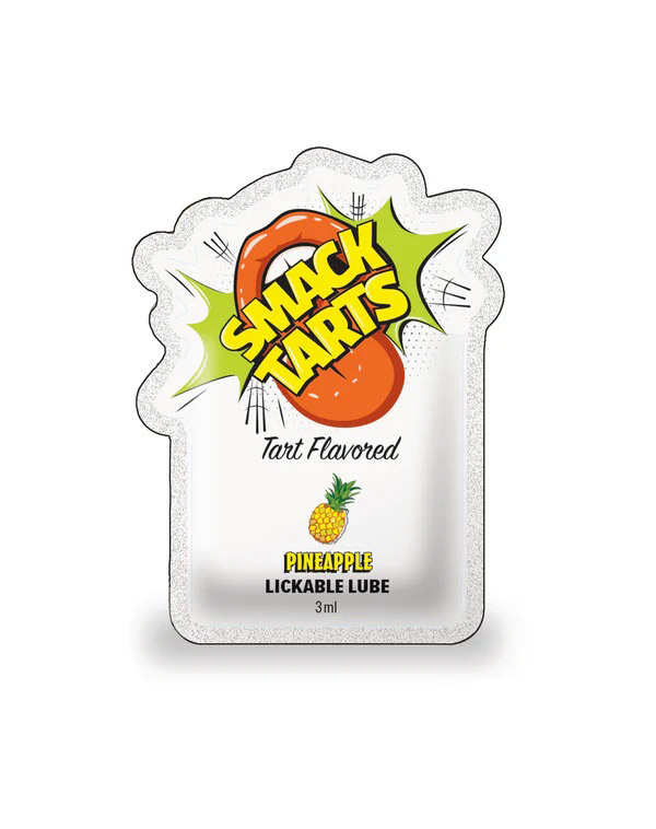 Smack Tarts Lube 3ml Pouch Display 36pc - Sour Pineapple - Image 2