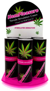 Hempleasure Female Stimulation Cream .5 Oz 6 Bottle Display