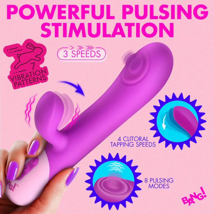 Clit Tapping Pulsing Rabbit - Purple - Image 4