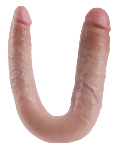 King Cock Double Trouble - Large - Flesh - Image 3