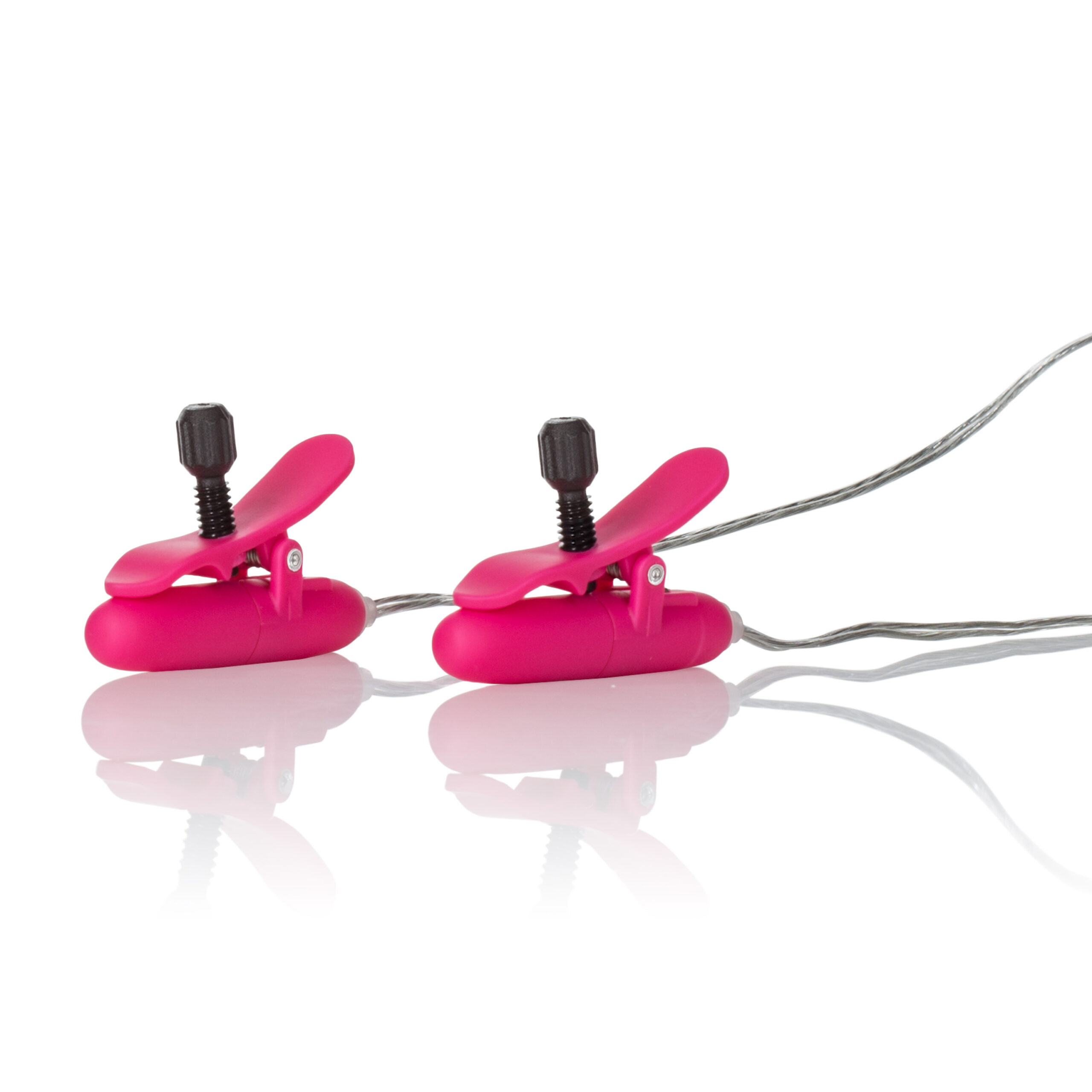 Vibrating Heated Nipple Teasers - Pink - Image 3