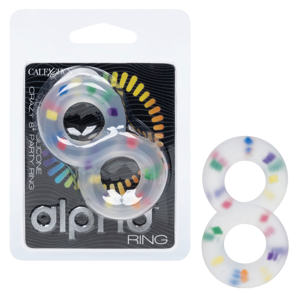 Alpha Liquid Silicone Crazy 8 Party Ring - Image 3