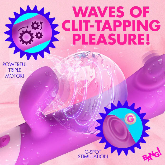 Clit Tapping Pulsing Rabbit - Purple - Image 3