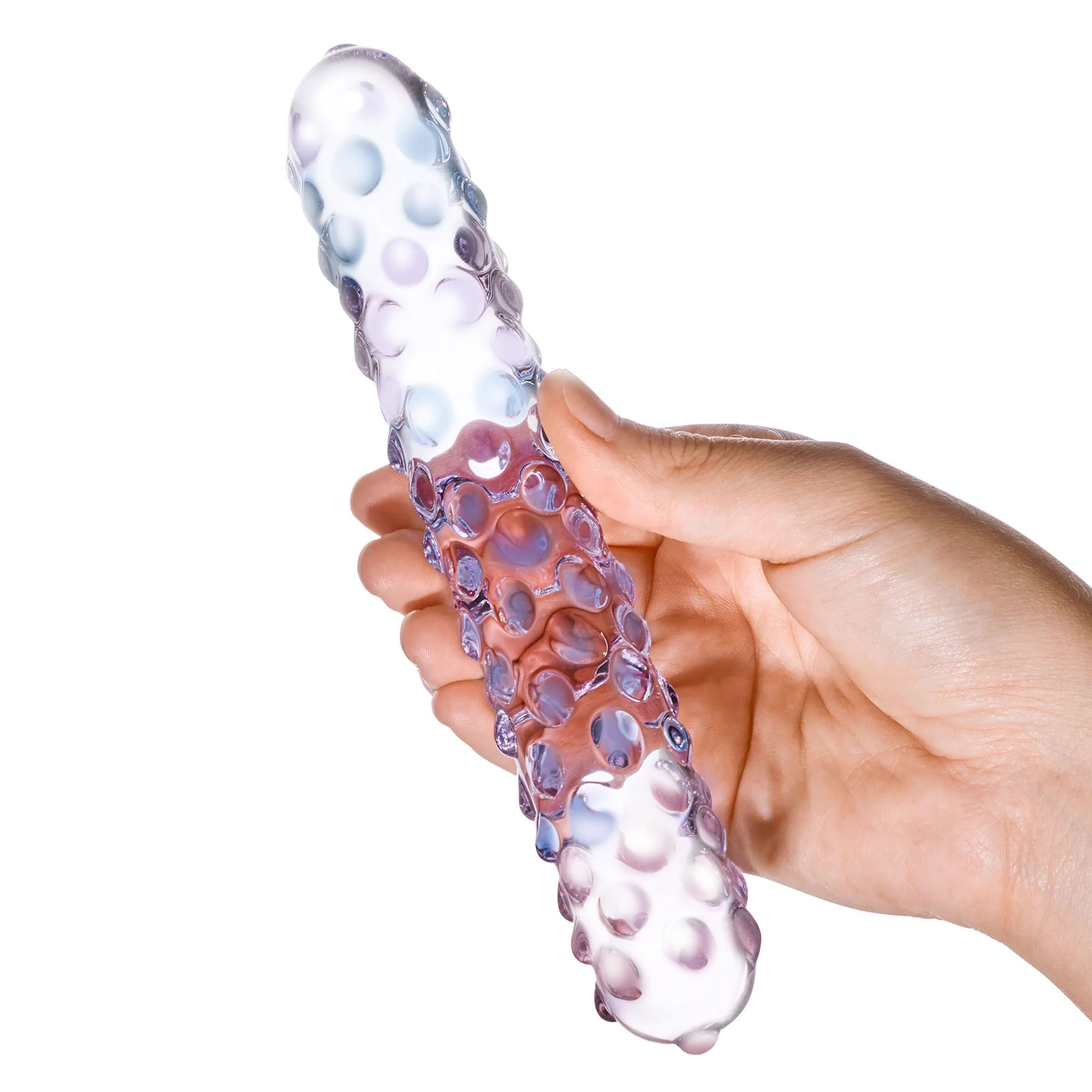 Purple Rose Nubby Dildo - Image 3