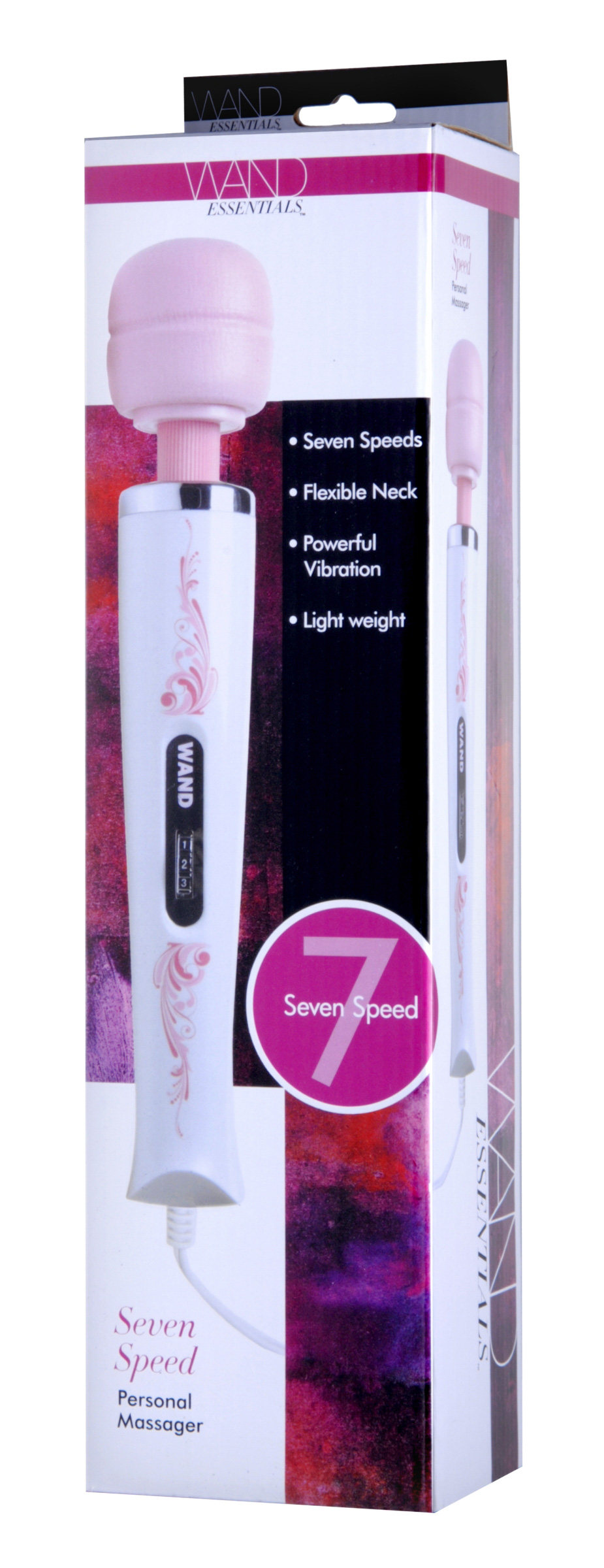 7 Speed Wand 110v - Pink - Image 2