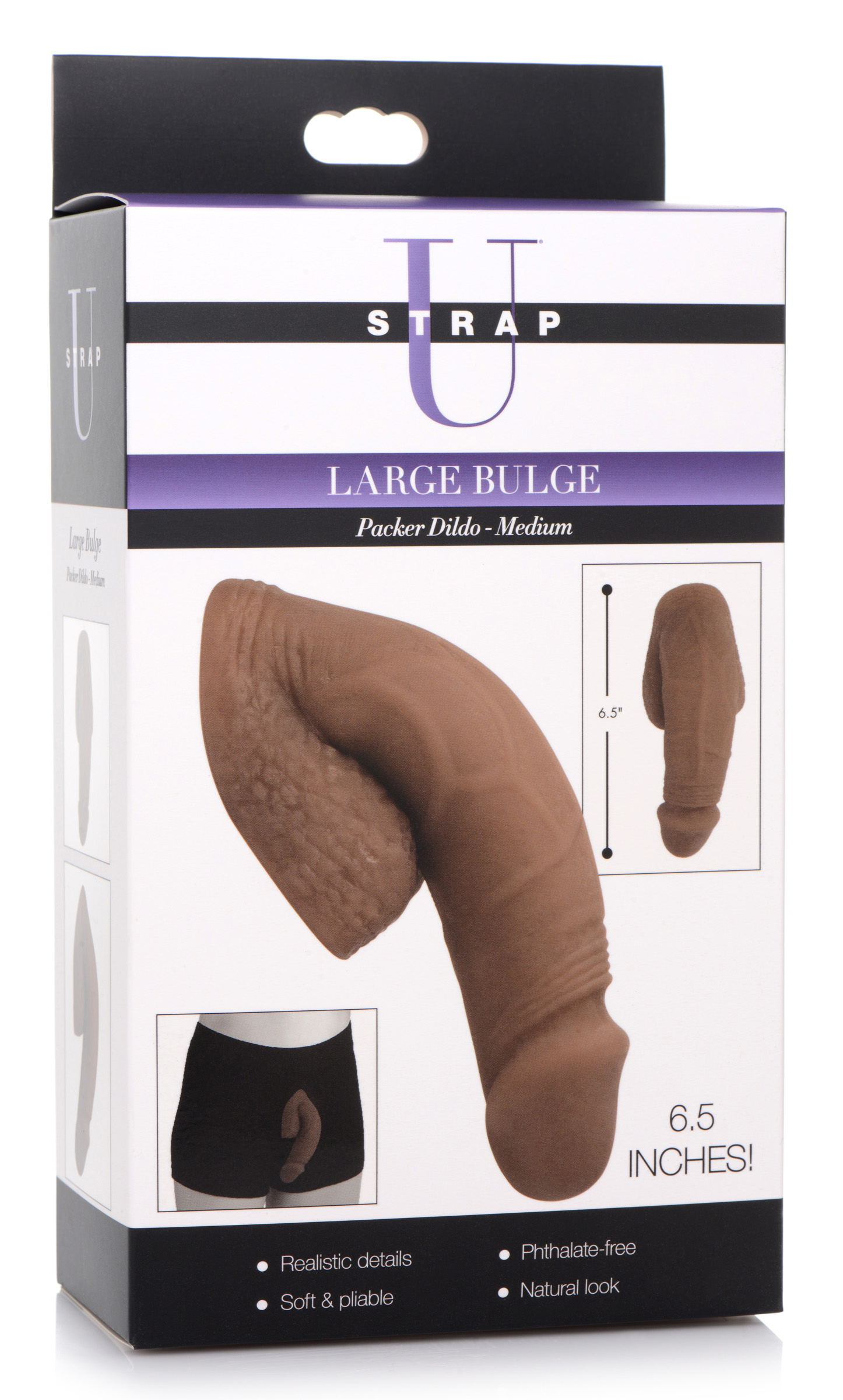 Large Bulge Packer Dildo - Medium - Image 3