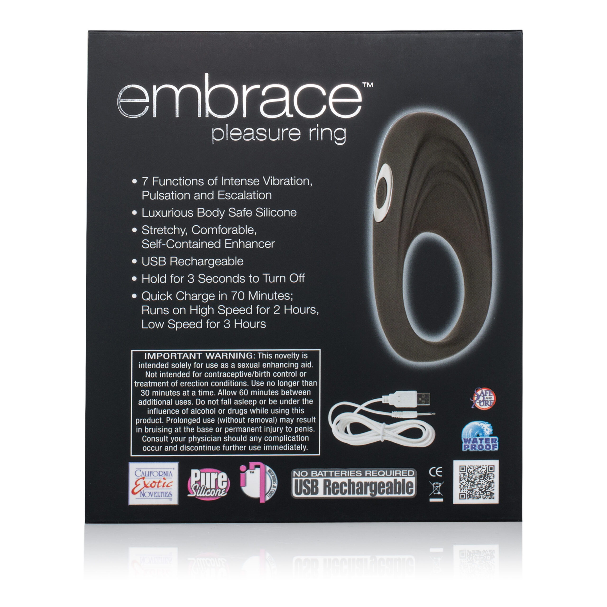 Embrace Pleasure Ring - Gray - Image 3