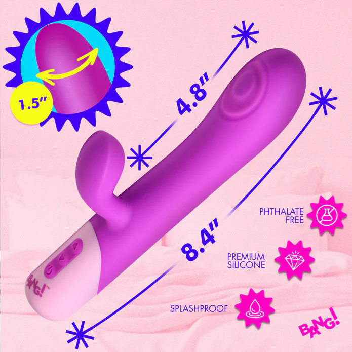 Clit Tapping Pulsing Rabbit - Purple - Image 2