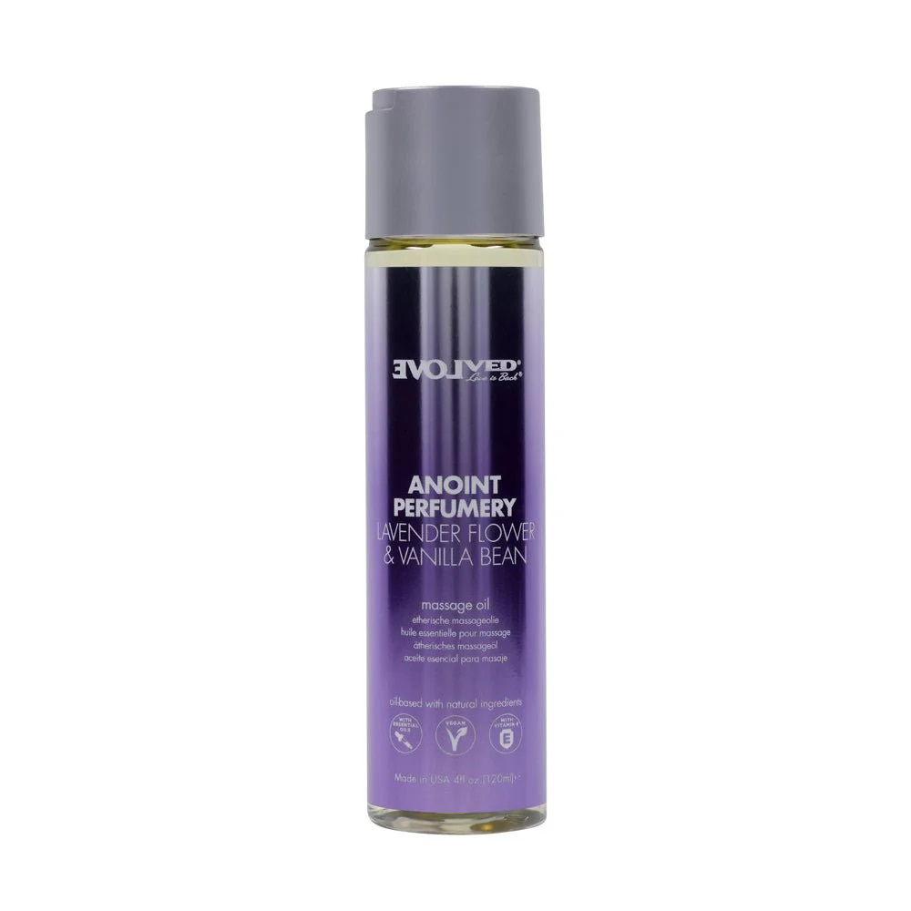 Anoint Parumery - Lavender Flower and Vanilla Bean Massage Oil 4oz
