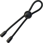 Mack Tuff Adjustable Silicone Cock Tie - Black