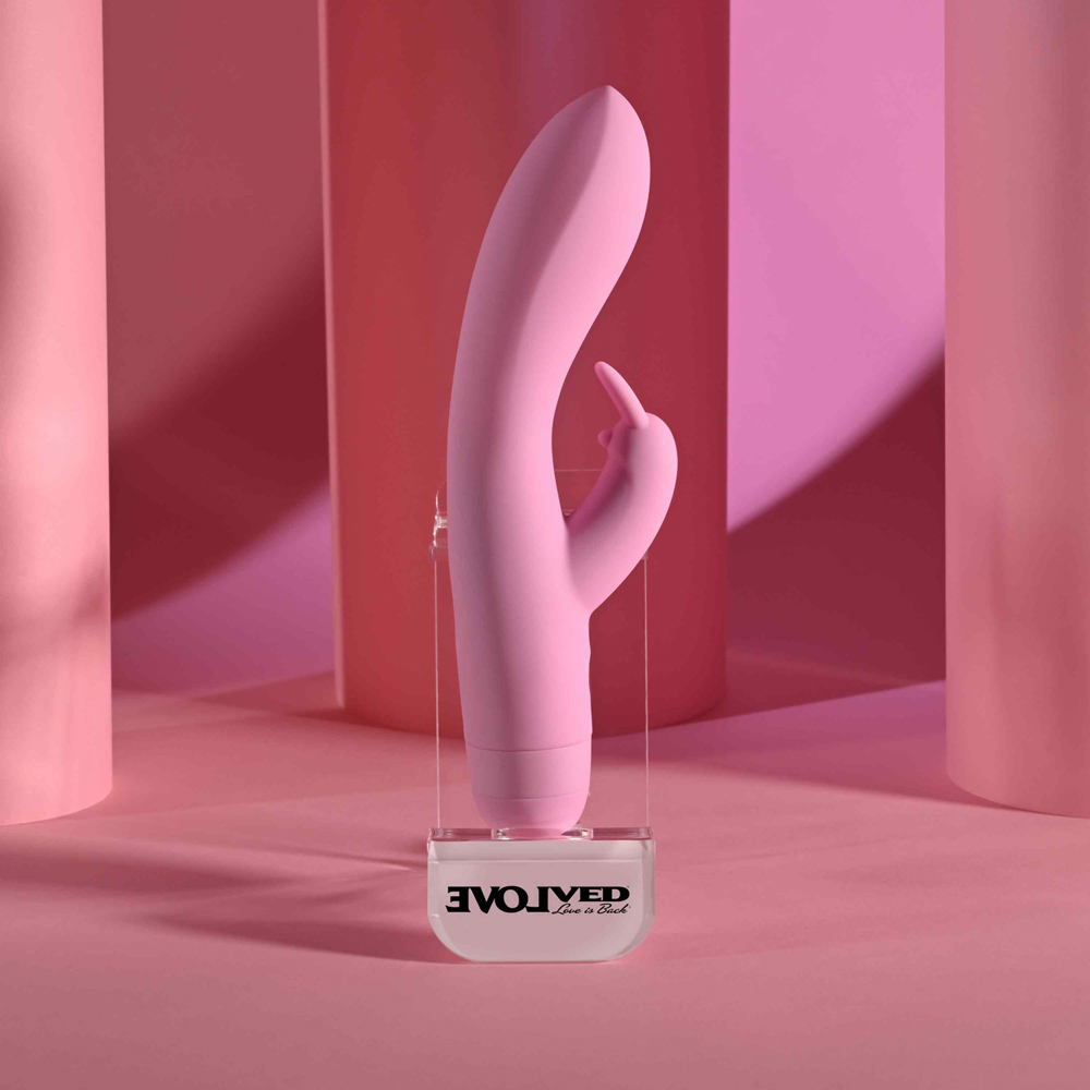 Cushy Bunny G-Spot Clitoral Stimulation - Pink - Image 3