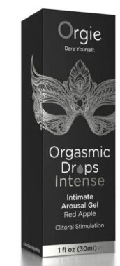Orgasmic Drops 1oz Intimate Arousal Gel Red Apple