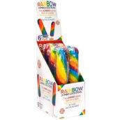 Jumbo Rainbow Cock Pops 6 Piece Display