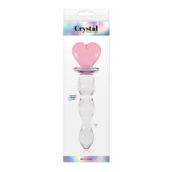 Crystal Heart of Glass - Pink