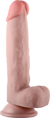Real Skin 7.5" Dual Layer Dildo - Beige