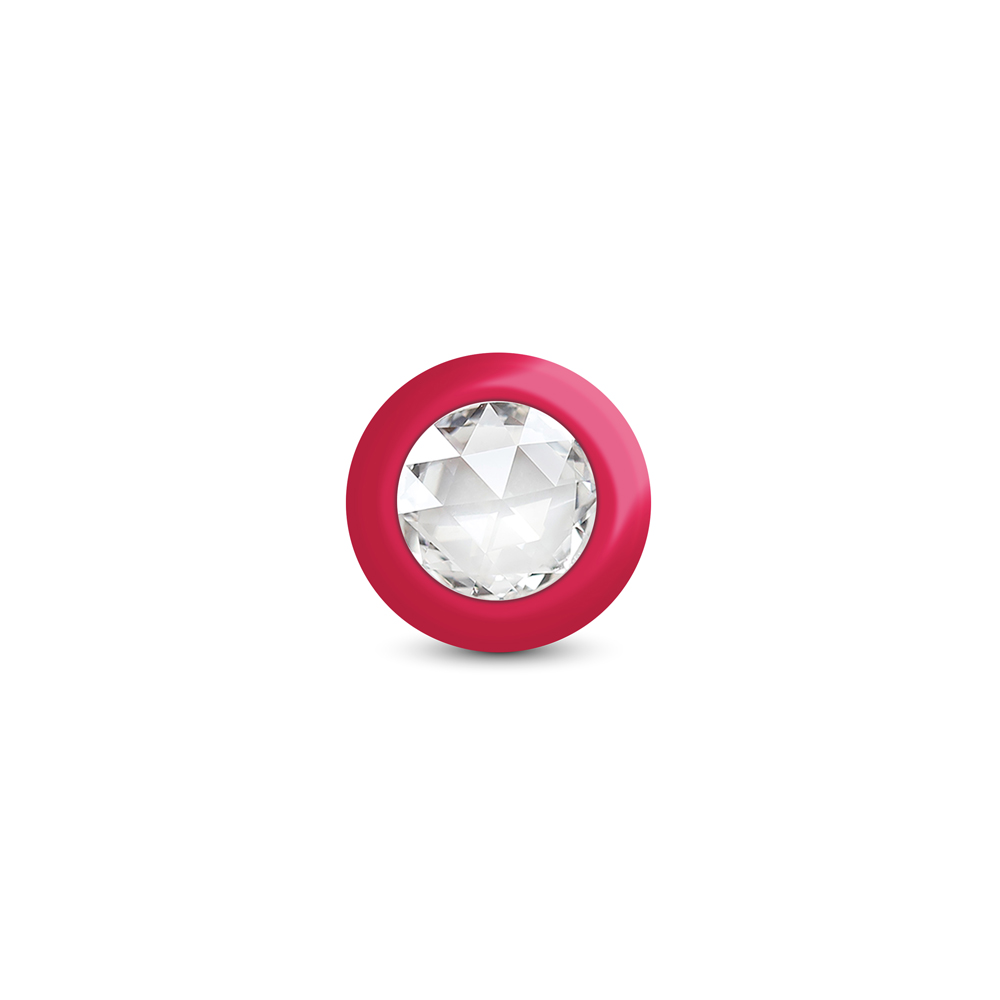 Eluxe Vibrating Clr Gem Rbyombre Plug Md With Remote - Image 5