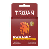 Trojan Ultra Ribbed Ecstasy - 3 Pack