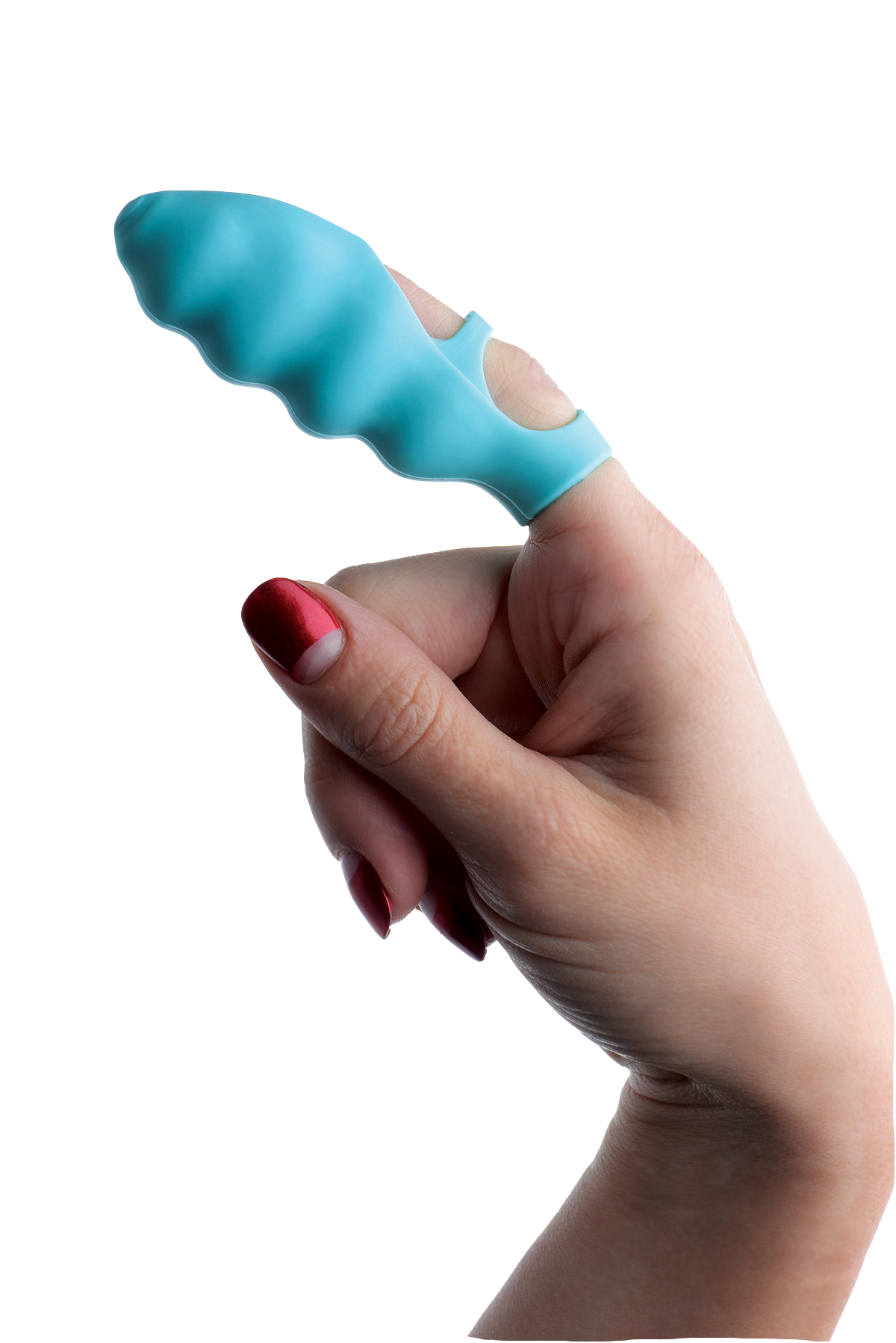 Ripples Finger Bang-Her Vibe - Teal - Image 2