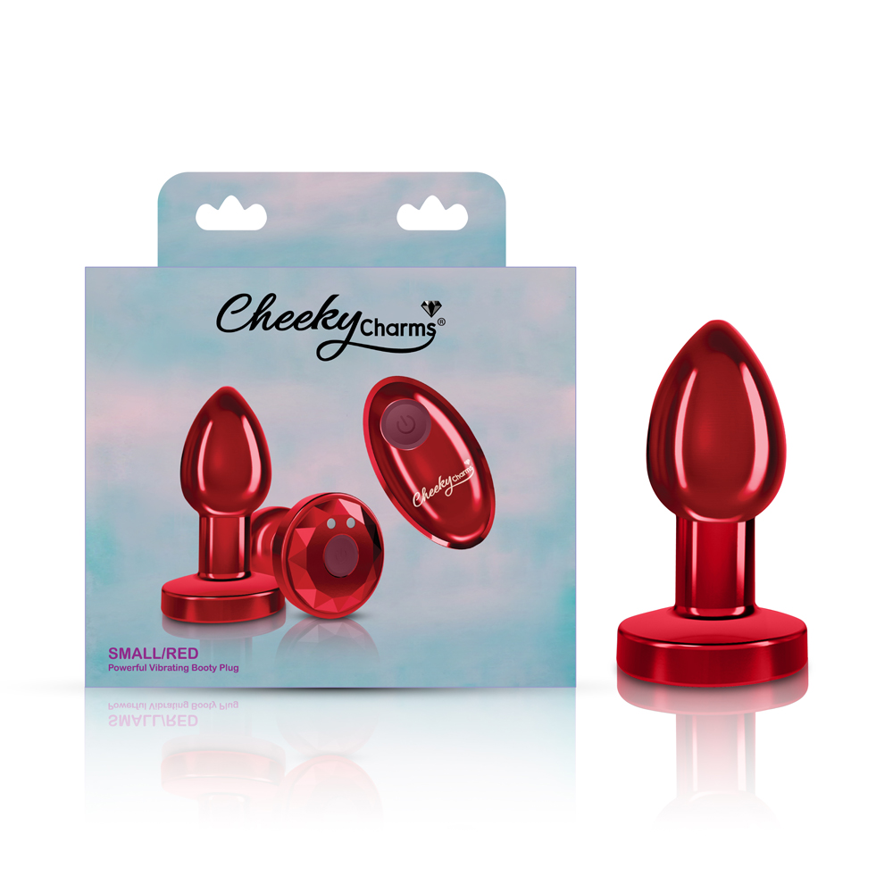 Vibrating Red Metal Remote Plug - Small - Image 2