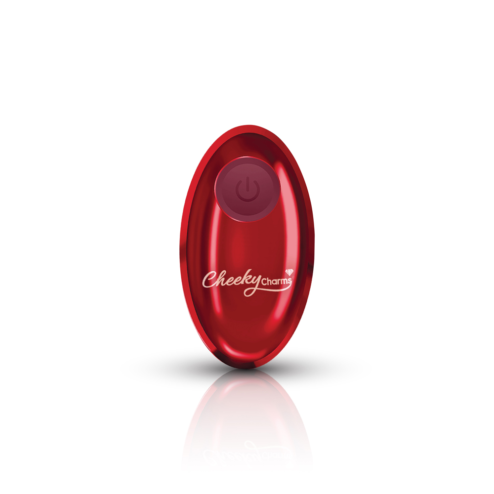 Vibrating Red Metal Remote Plug - Small - Image 4