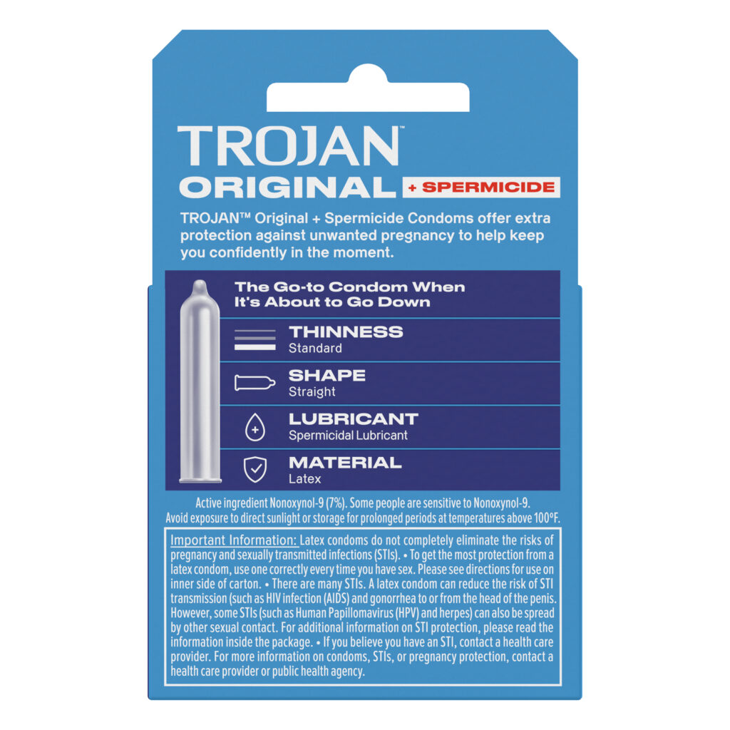 Trojan Enz Armor Spermicidal Lubricated Condoms - 3 Pack - Image 2