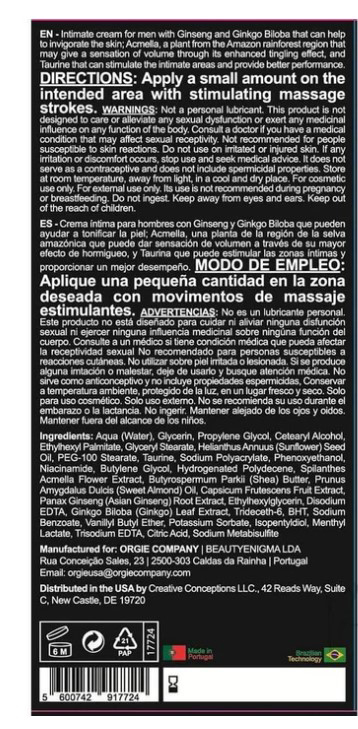 Touro Xxxl Power Cream for Him 15ml - Image 2