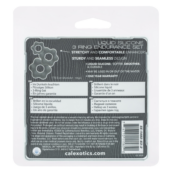 Alpha Liquid Silicone 3 Ring Endurance Set Grey