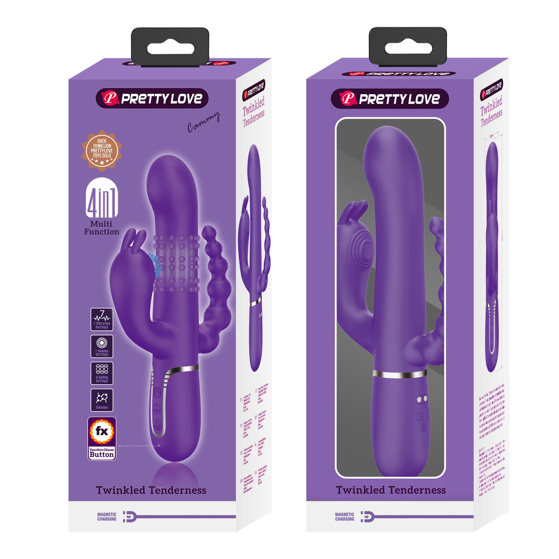 Pretty Love Cammy 4 in 1 Twinkled Tenderness Purple - Image 3