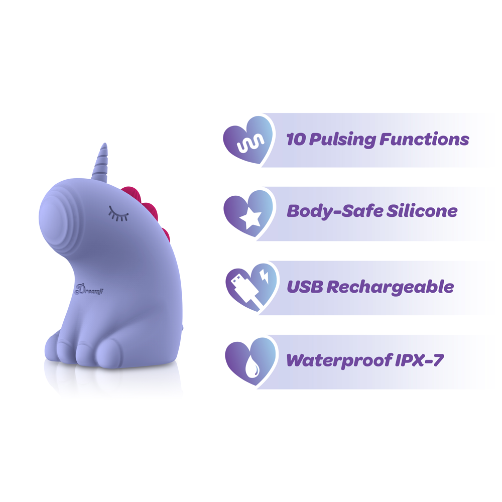 Dreamii Pulse Pulsing Unicorn Stimulator - Mystical Purple - Image 4