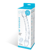 Double Trouble Glass Dildo