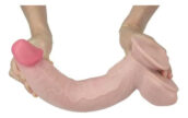 Get Lucky Real Skin 12 Dual Layer Dildo Beige
