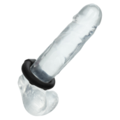 Alpha Liquid Silicone Beaded Optimum Ring Black