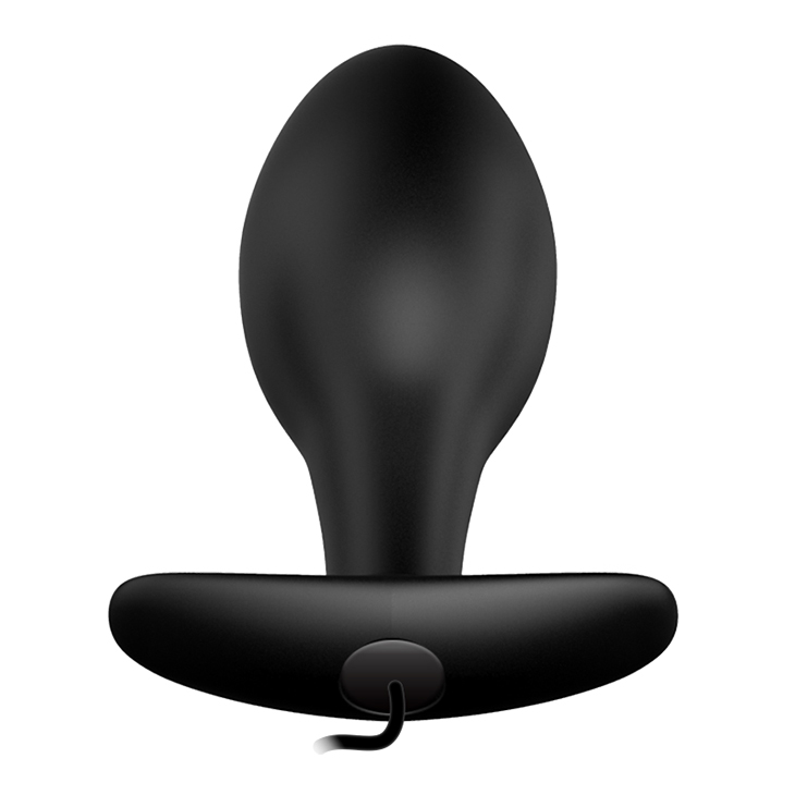 Pretty Love Vibrating Bulb Shaped Butt Plug Black - Image 2