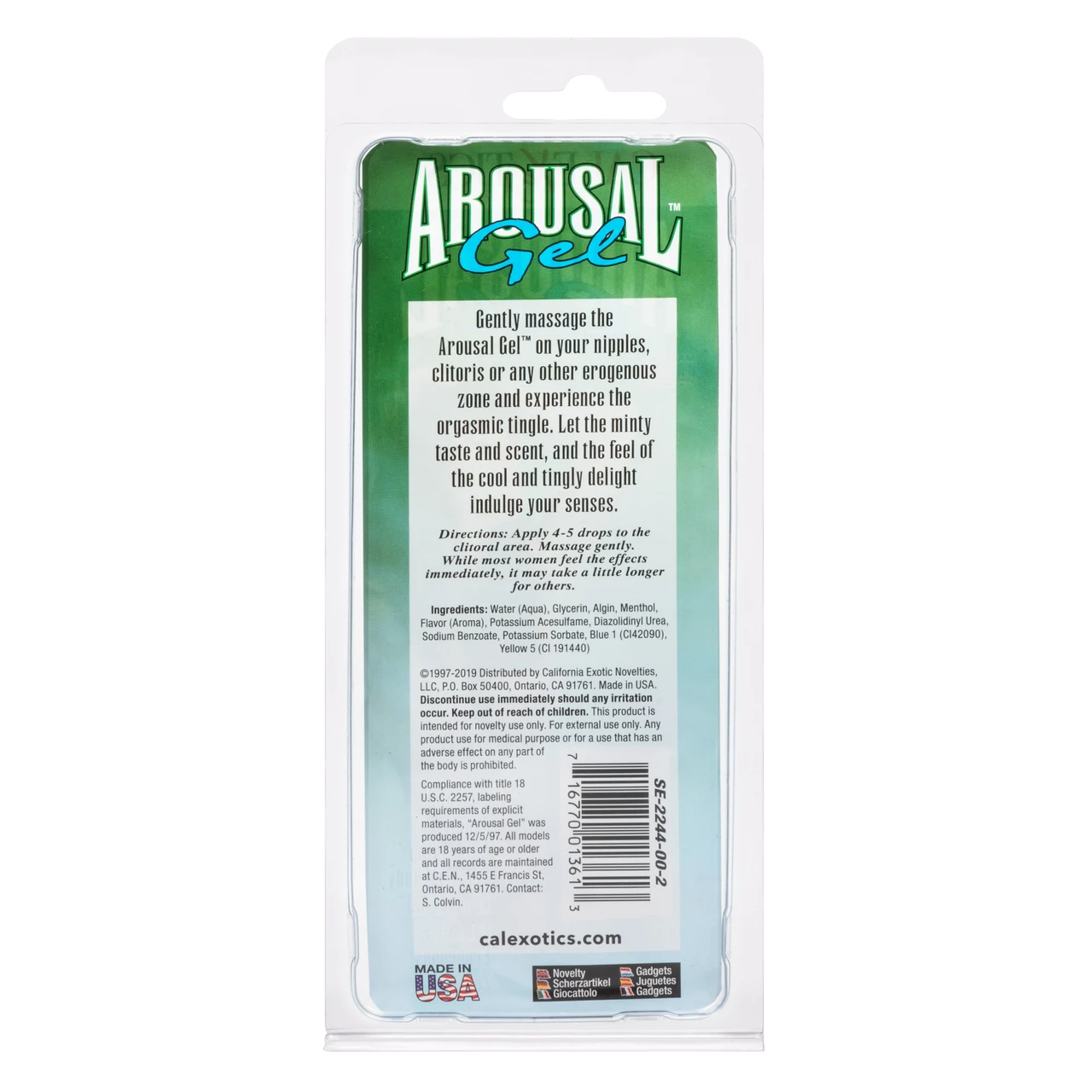 Arousal Gel - 0.25 Fl Oz./ 7ml